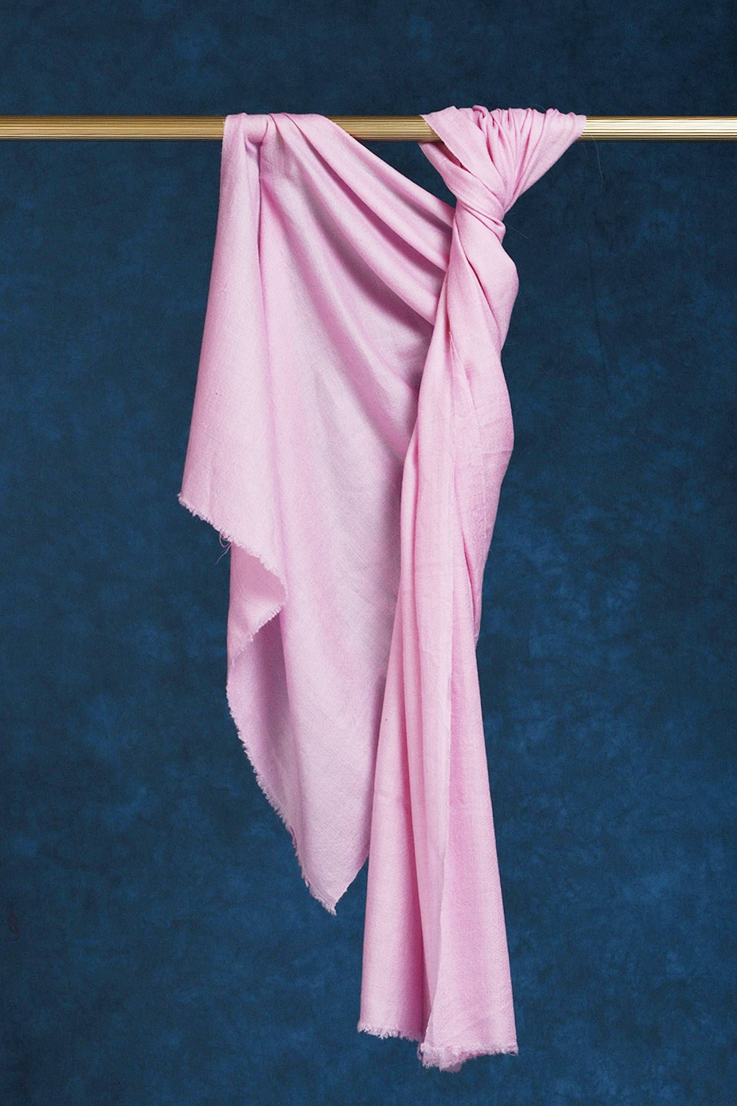 Baby Pink Cashmere Scarf | Pure Pashmina