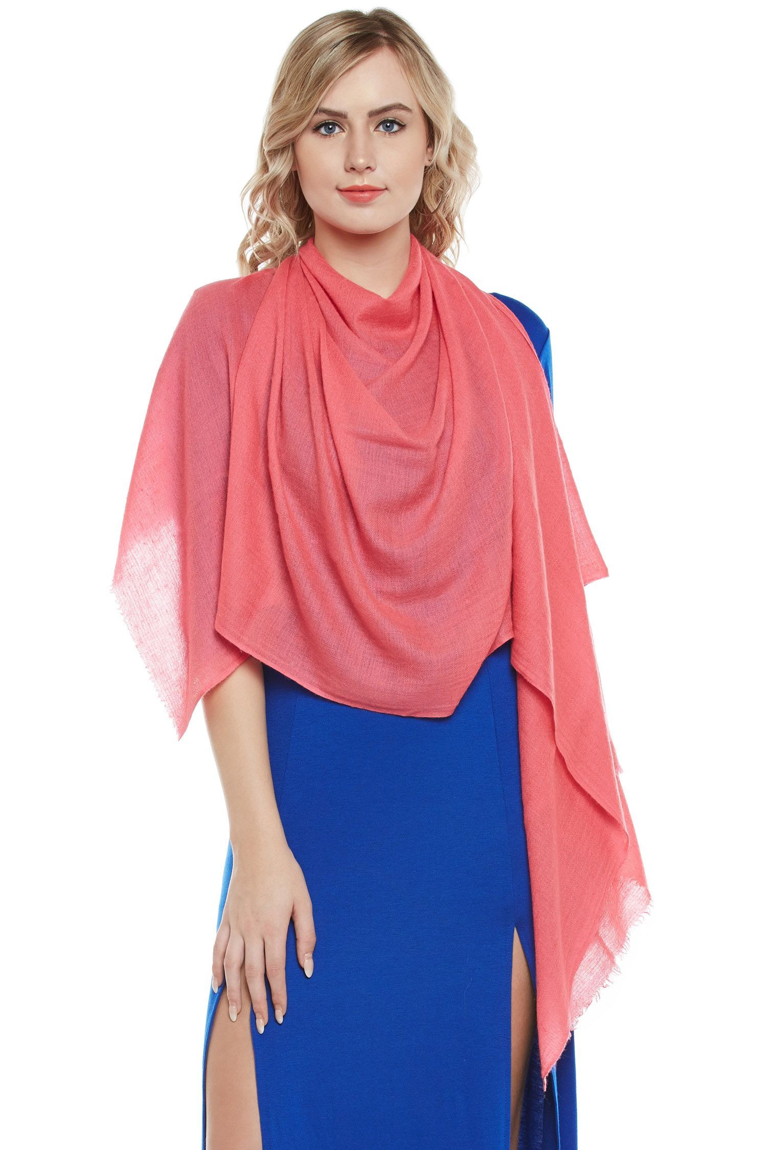 Bubblegum Pink Cashmere Wrap | Pure Pashmina