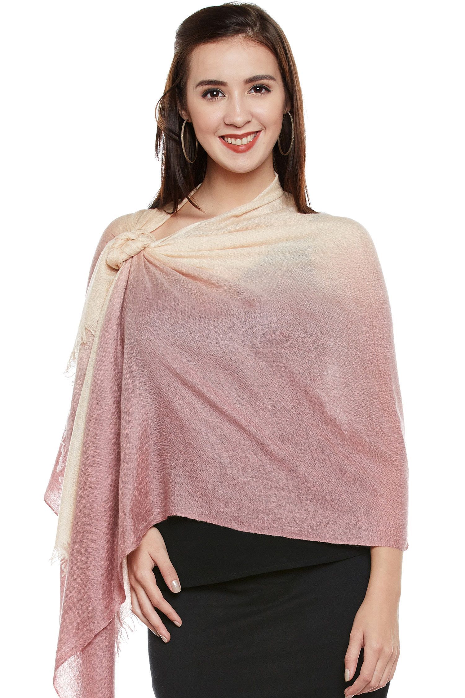 Cotton Candy Ombre Cashmere Wrap | Pure Pashmina