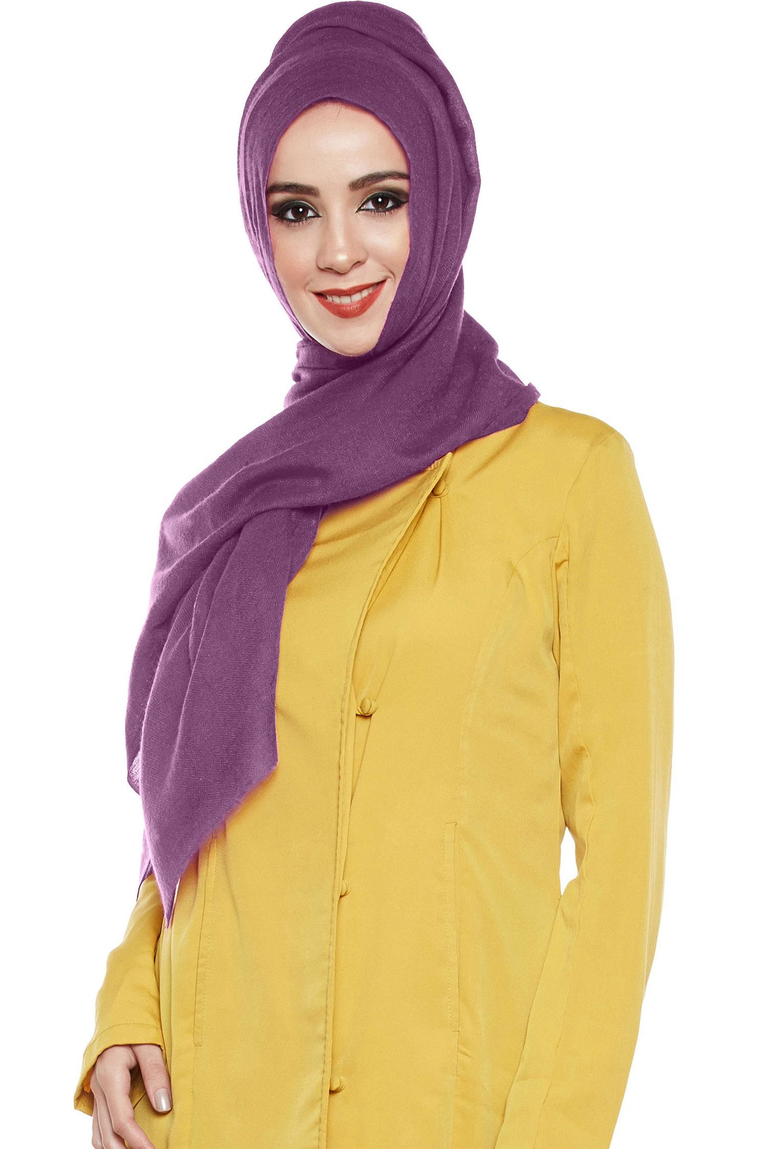 Cranberry Pashmina Hijab | Handmade Cashmere Head Scarf
