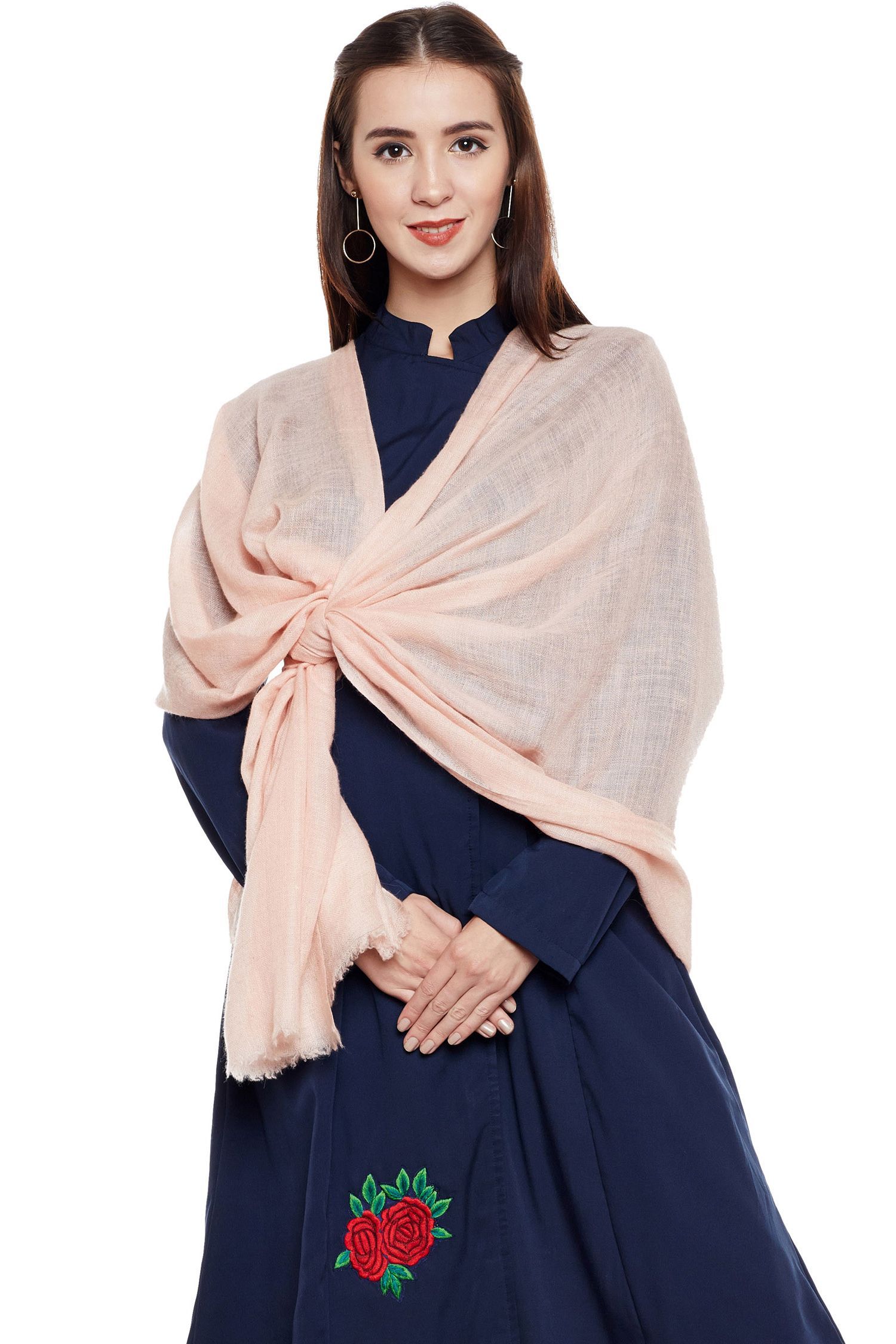 Dusty Pink Cashmere Wrap | Pure Pashmina