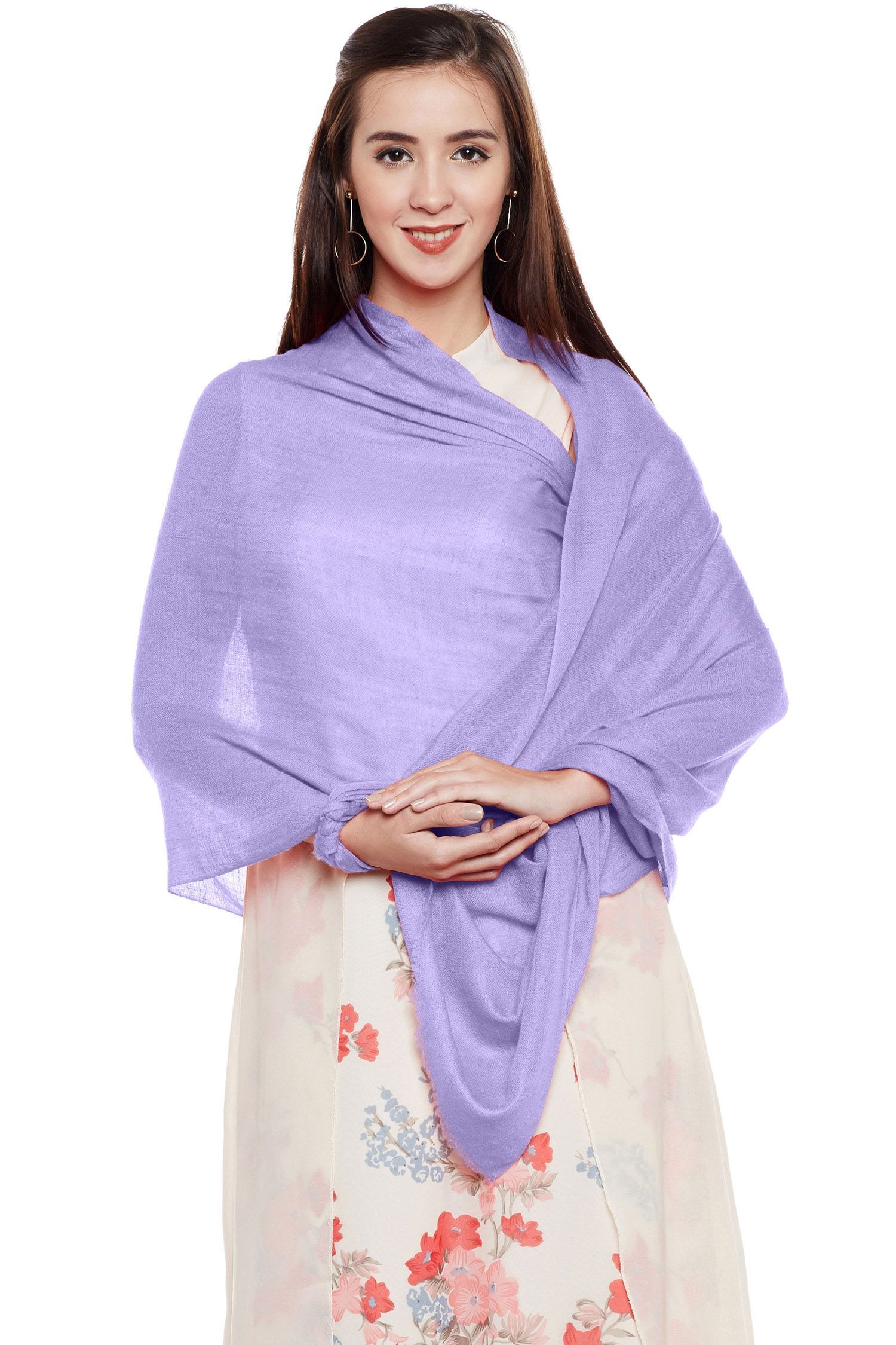 Lavender Cashmere Wrap | Pure Pashmina