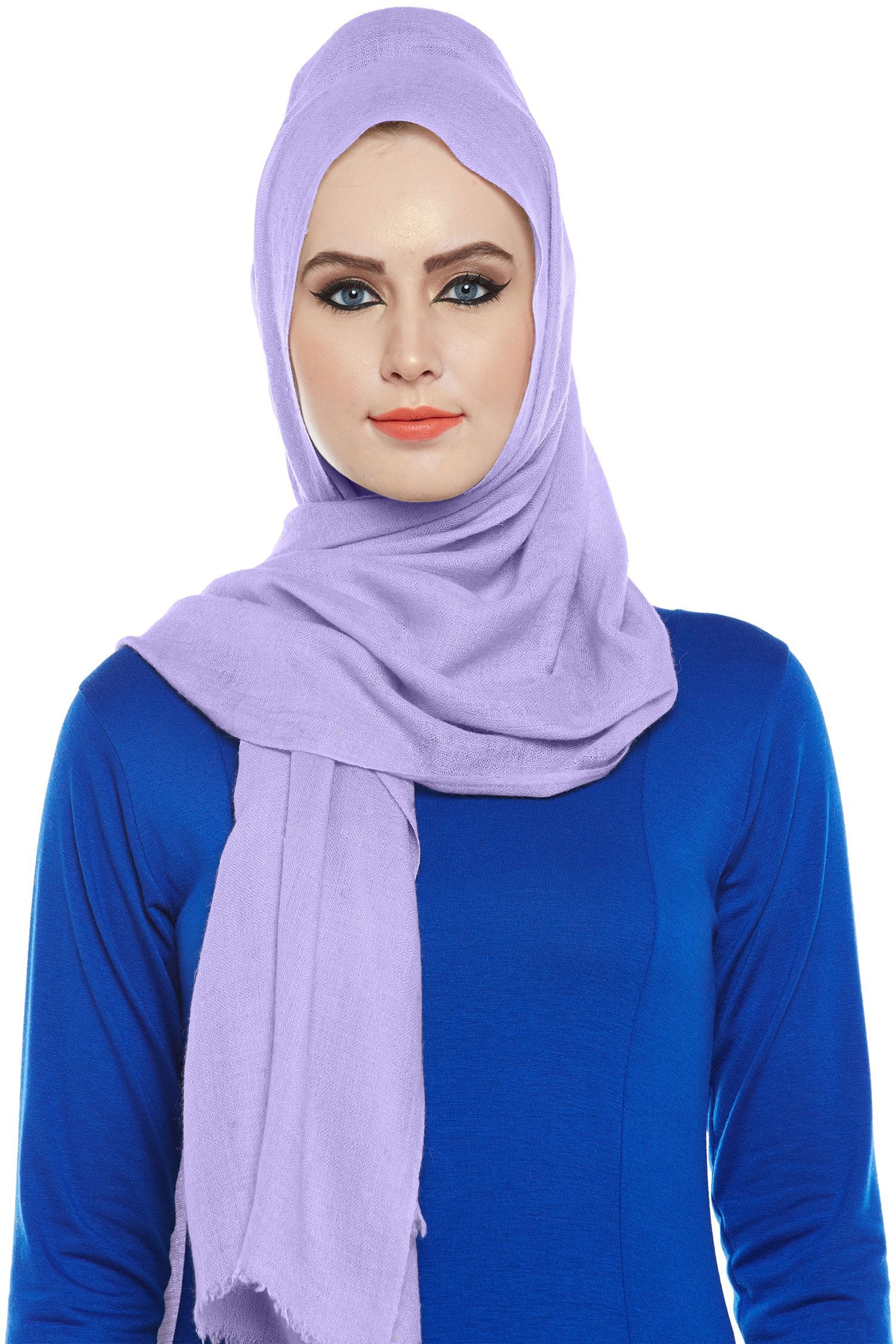 Lavender Pashmina Hijab | Handmade Cashmere Head Scarf