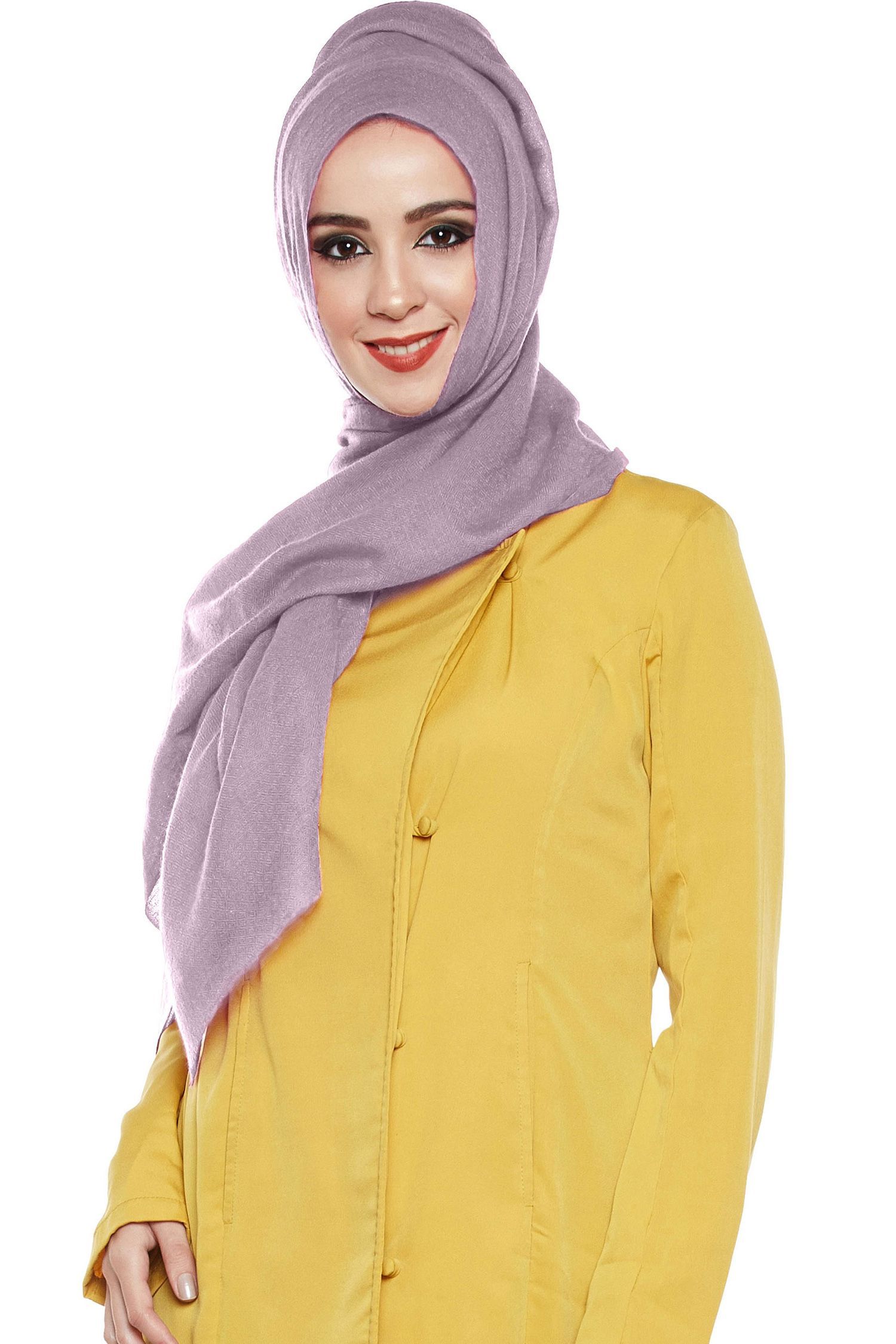 Lilac Pashmina Hijab | Handmade Cashmere Head Scarf