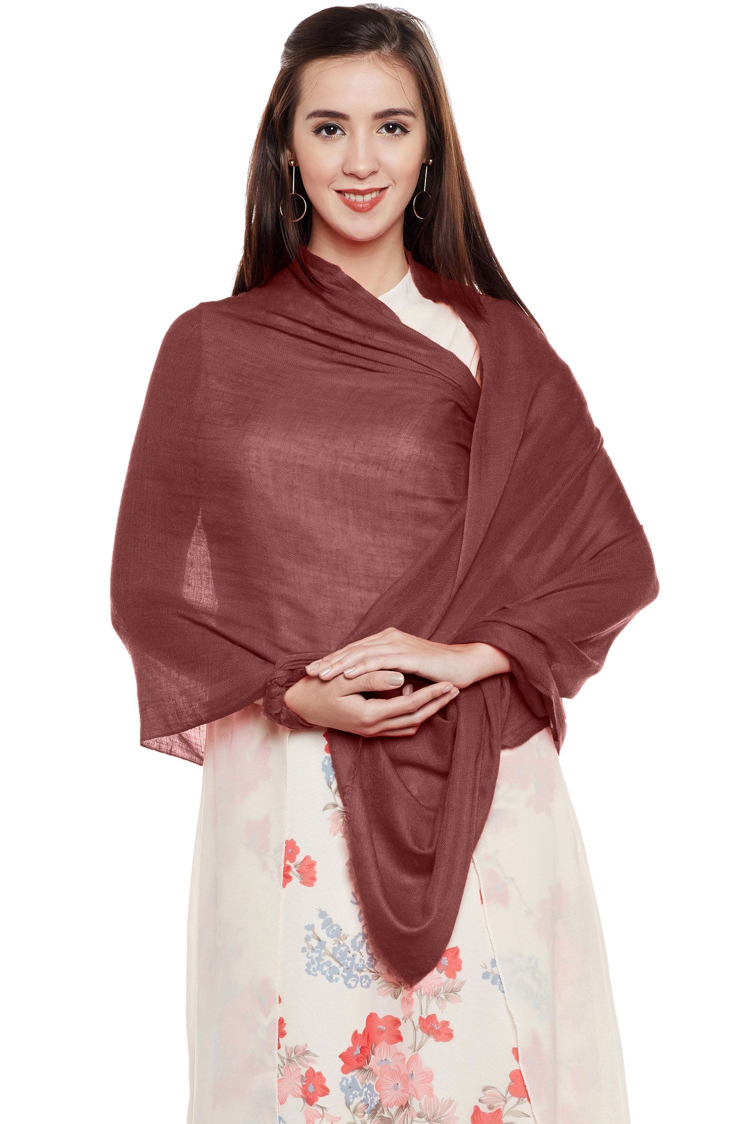Marsala Cashmere Wrap | Pure Pashmina