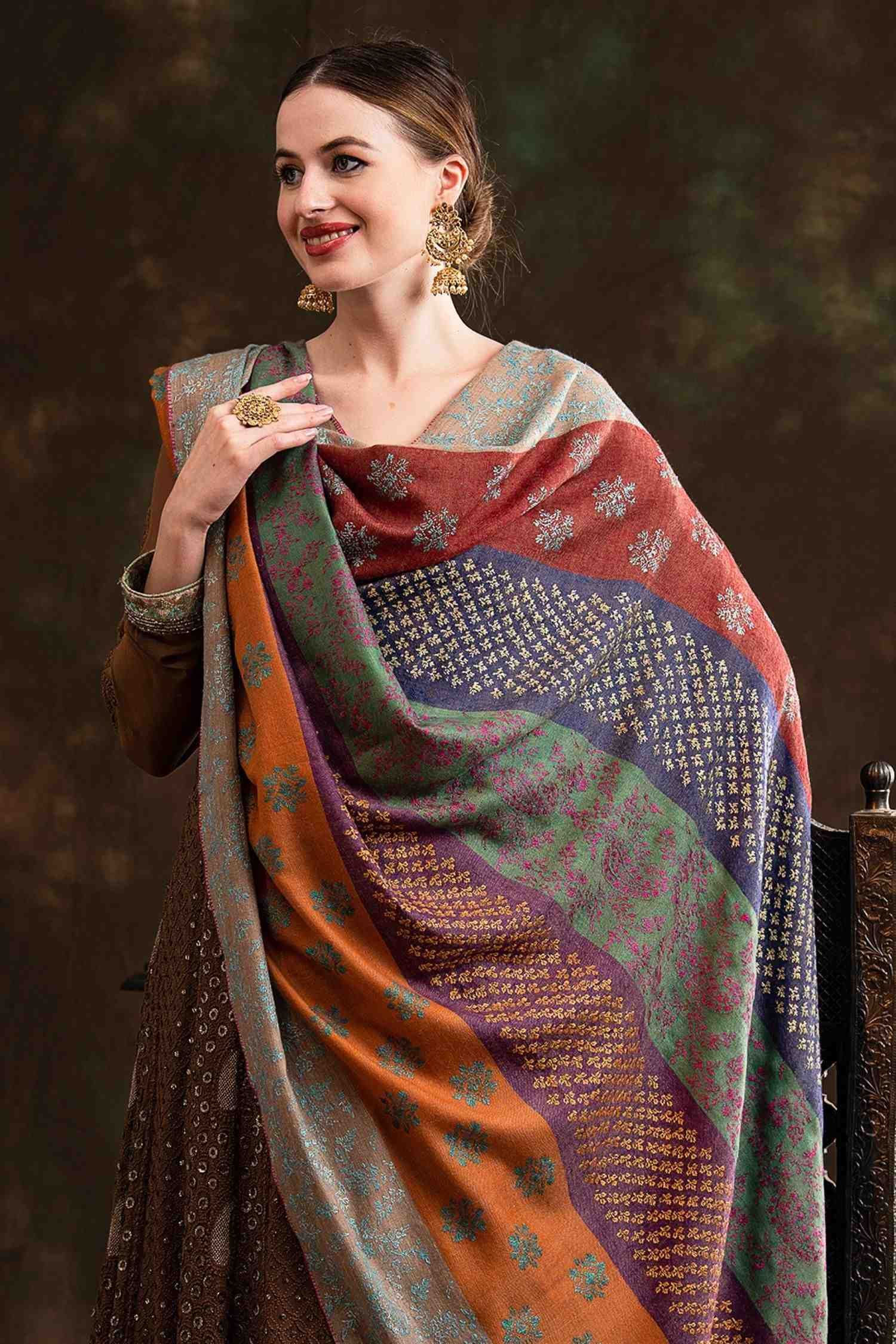 Meher Multicoloured Pashmina Shawl