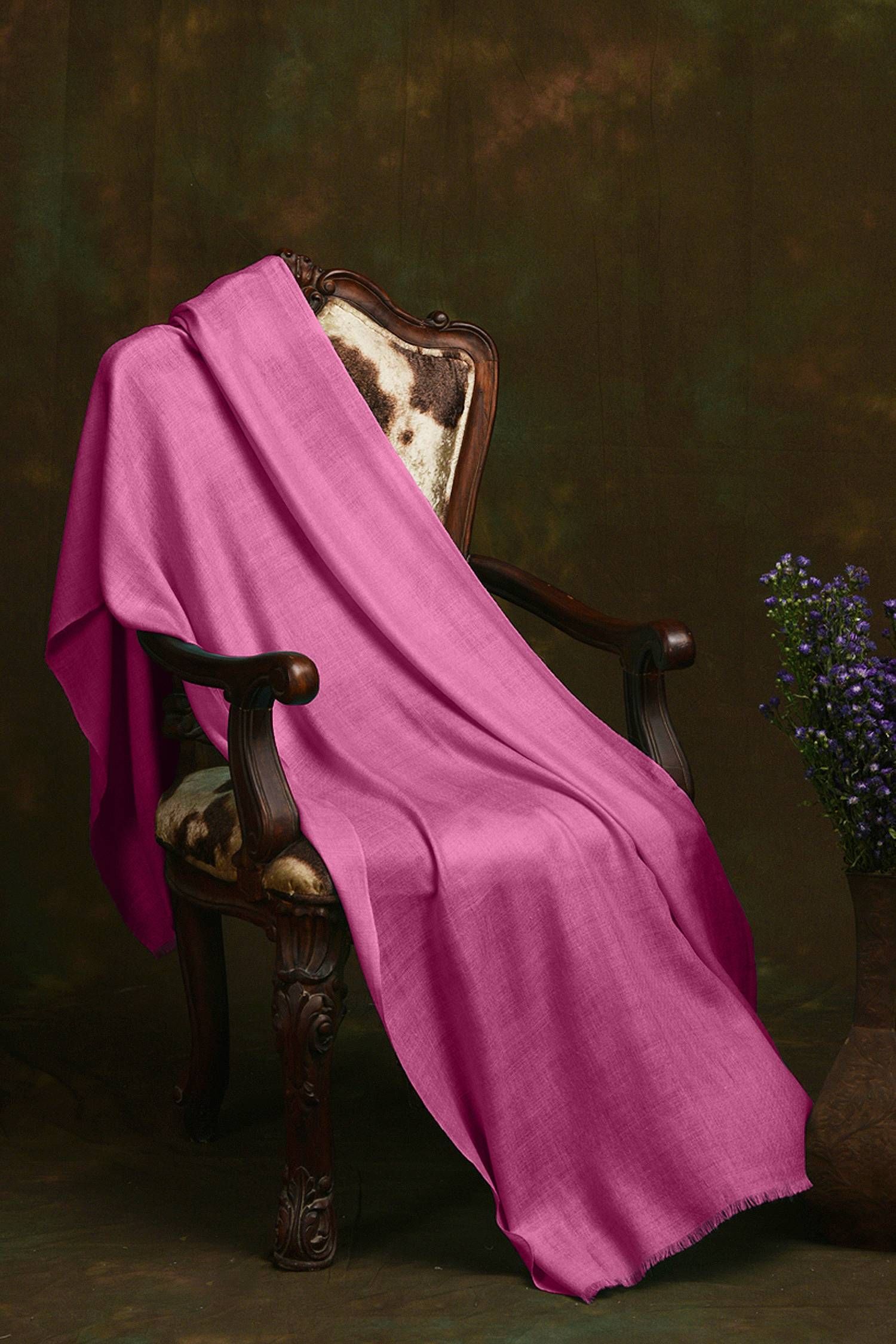 Orchid Pink Cashmere Scarf | Pure Pashmina