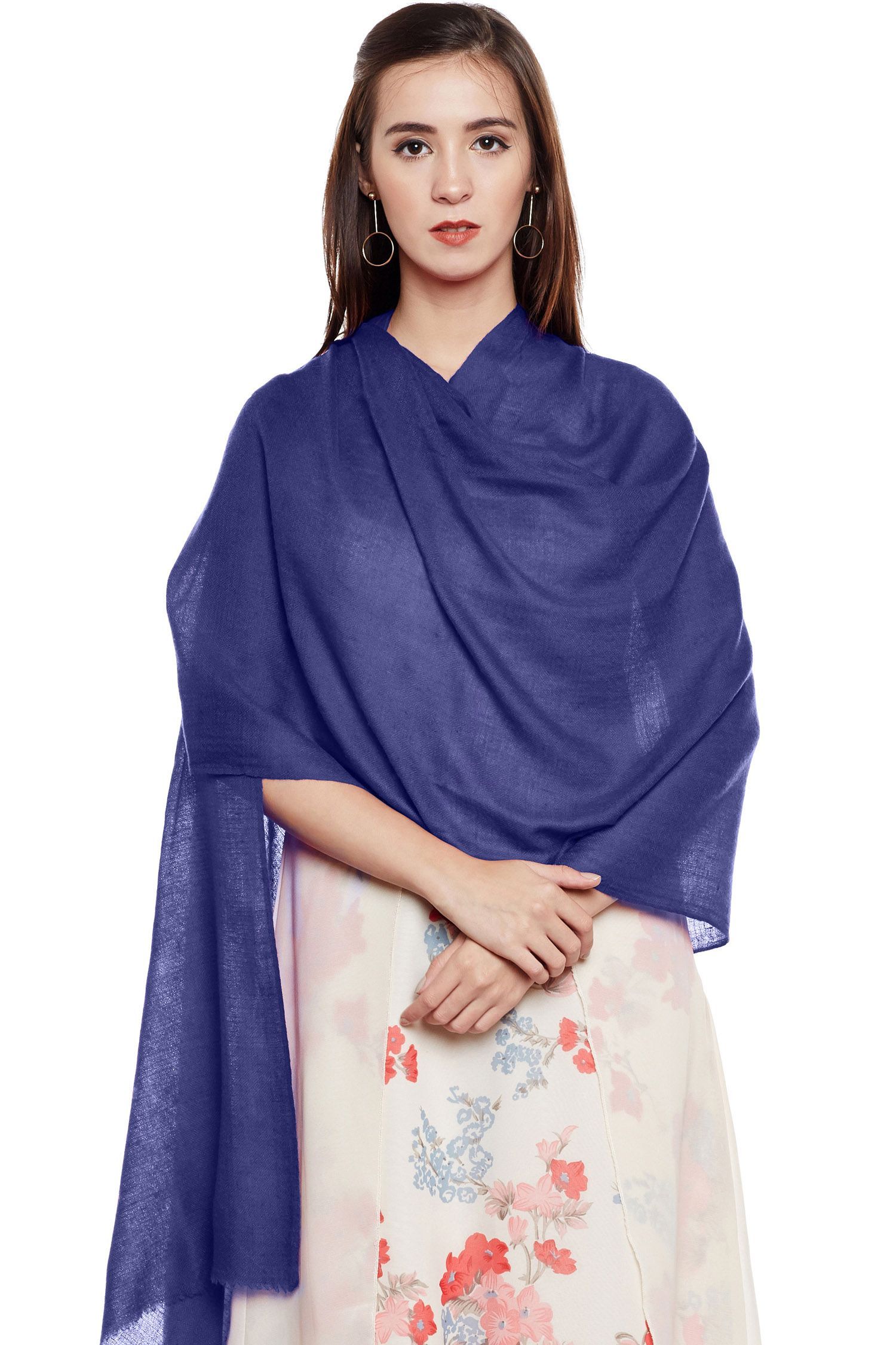 Royal Blue Cashmere Wrap | Pure Pashmina