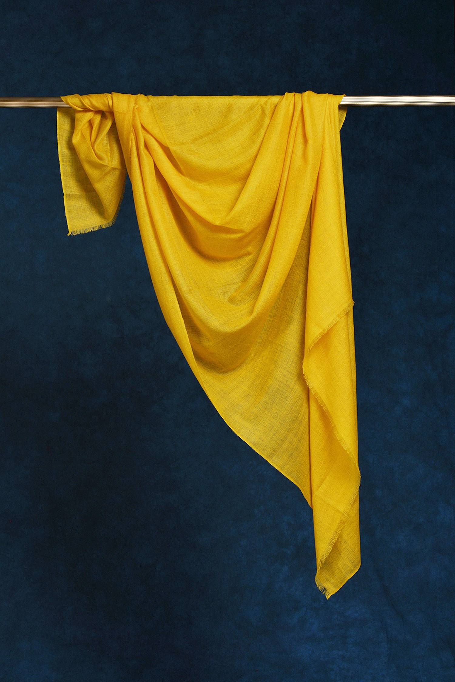 Yellow Cashmere Scarf | Pure Pashmina