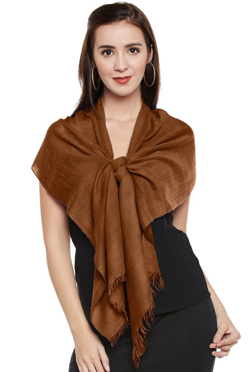 Brown Lace Scarf Pashmina Scarf Cashmere Blend