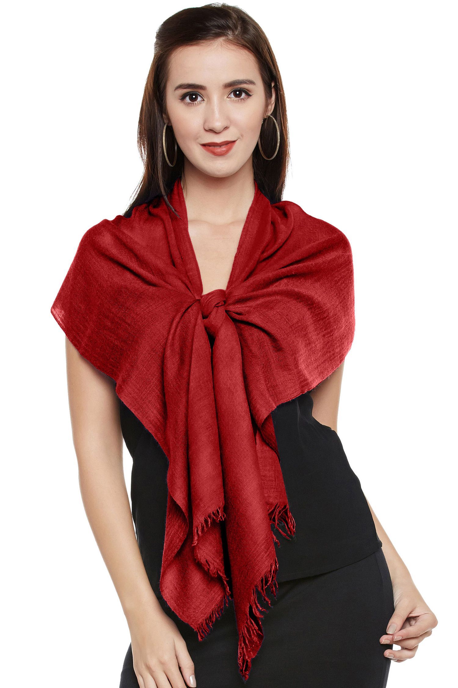 Red Color Strawberry Fruit With Green Leaf Scarfs For Women Lightweight Casual Scarf Cashmere Scarf Large 77x27/196x68cm Large Soft Pashmina Extra Warm 