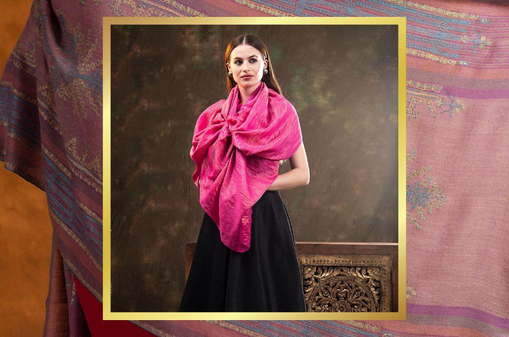 Silk Scarves  Cashmere scarf, Cashmere, Monogrammed scarf